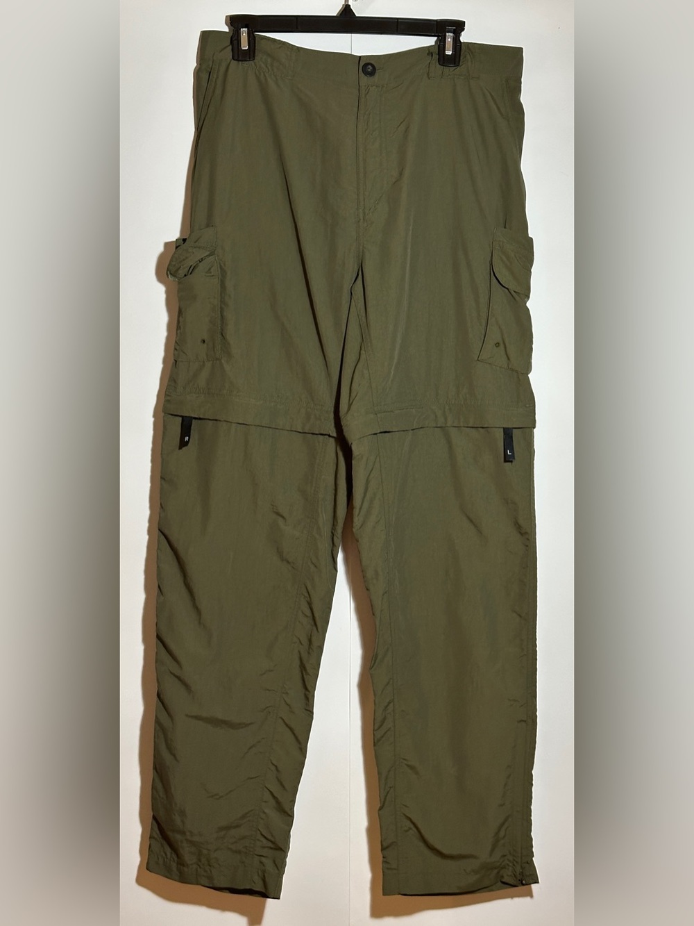 Magellan Outdoors Fish Gear Olive Green Convertible Cargo Pants